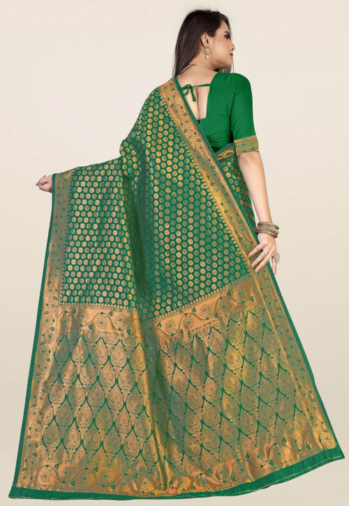 Banarasi Saree in Green