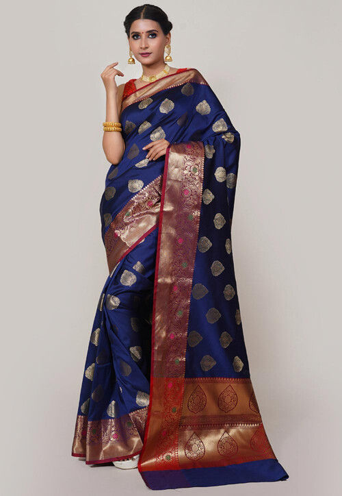 Saree Navy Blue Saree Sari With Stitched Blouse Ready to Wear Indian Saree  Designer Saree Wedding Saree Silk Saree Bridal Saree, Rr-malvika - Etsy  Norway