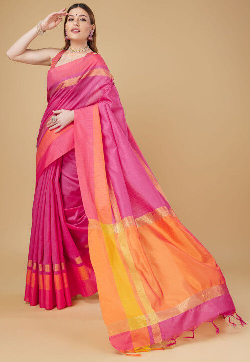 Banarasi Saree in Pink
