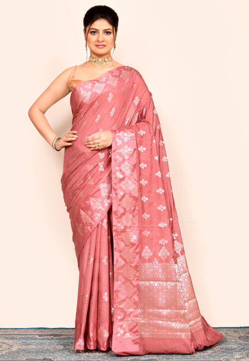 Banarasi Saree in Pink