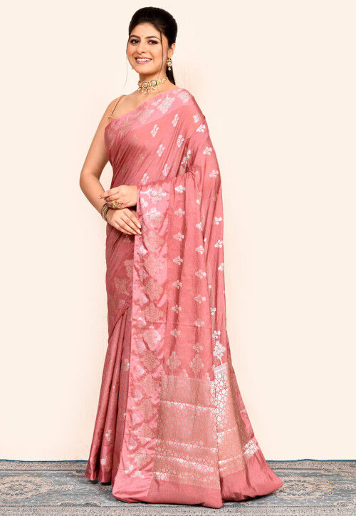 Banarasi Saree in Pink