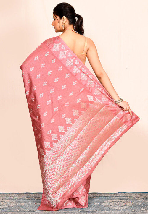 Banarasi Saree in Pink