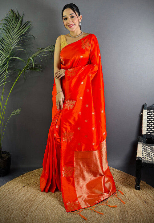 Banarasi Saree in Red