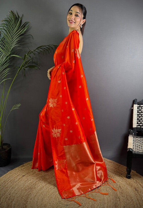 Banarasi Saree in Red