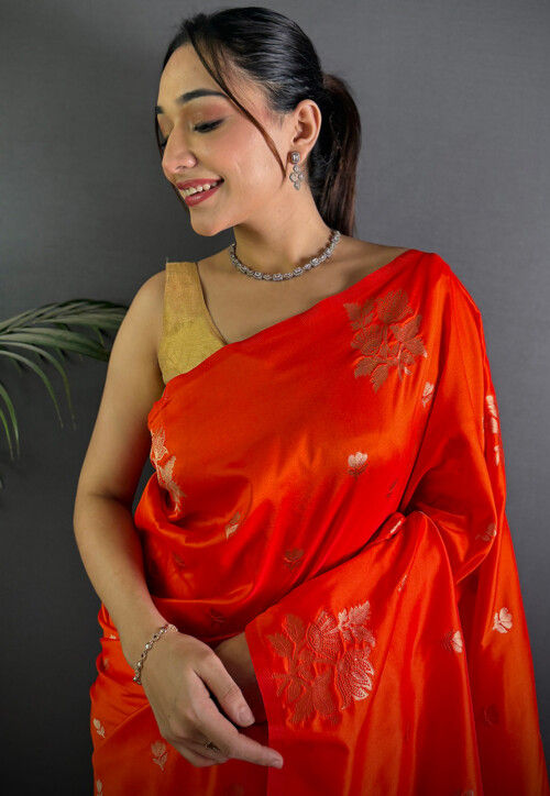 Banarasi Saree in Red