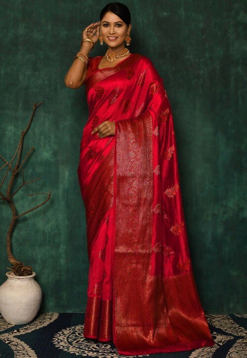 Banarasi Saree in Red
