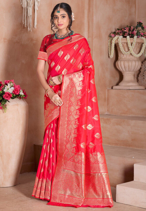 Banarasi Saree in Red