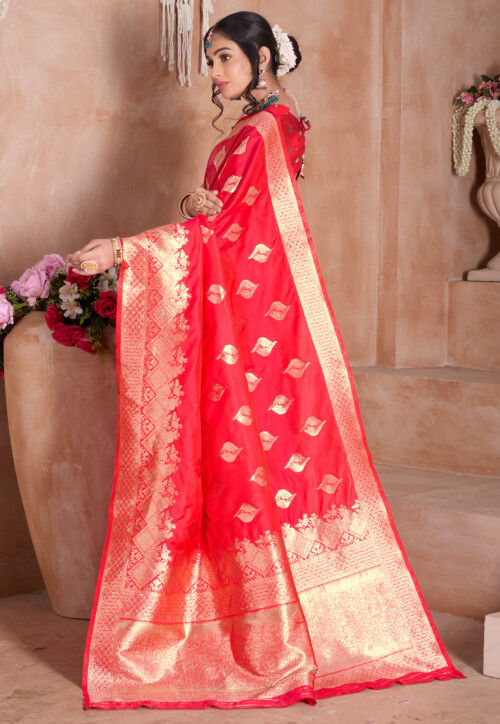 Banarasi Saree in Red