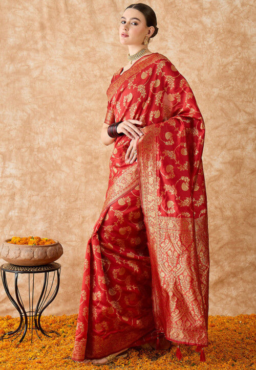 Banarasi Saree in Red