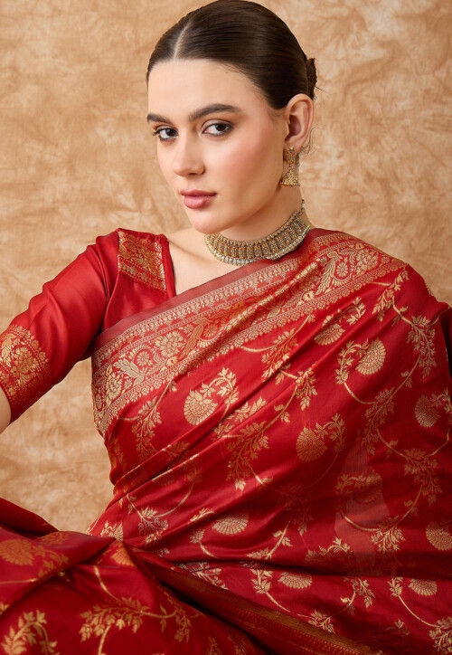 Banarasi Saree in Red