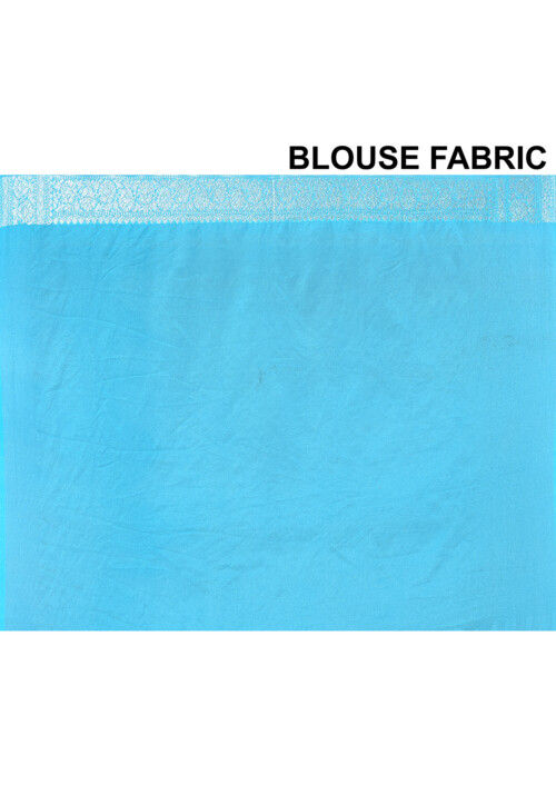 Banarasi Saree in Sky Blue