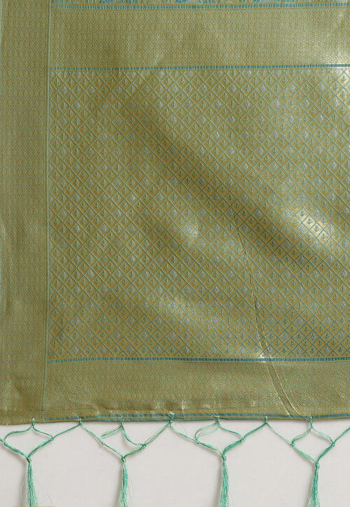 Banarasi Saree in Sky Blue