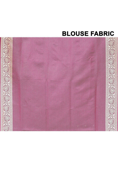 Banarasi Satin Silk Saree in Magenta