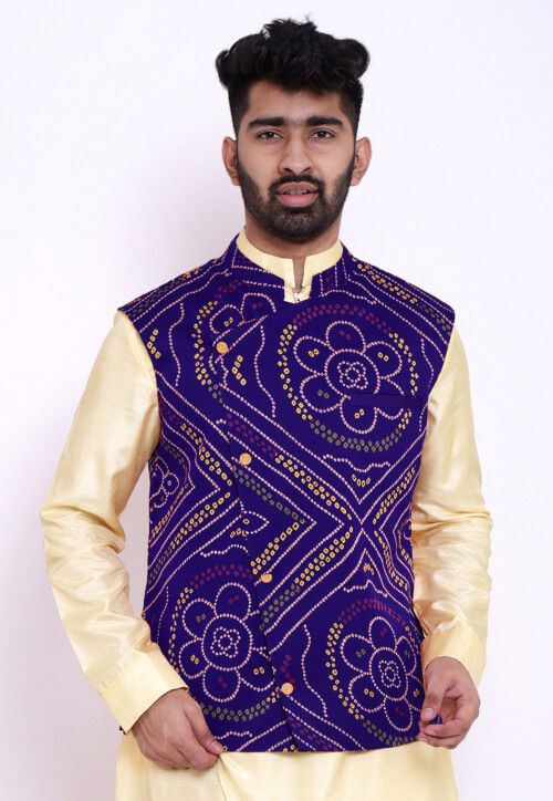Royal blue shop modi jacket