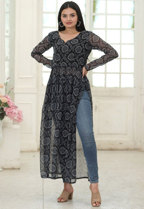 Outstanding Net Dress Design | Net dress design, Net dress, Long kurti  designs