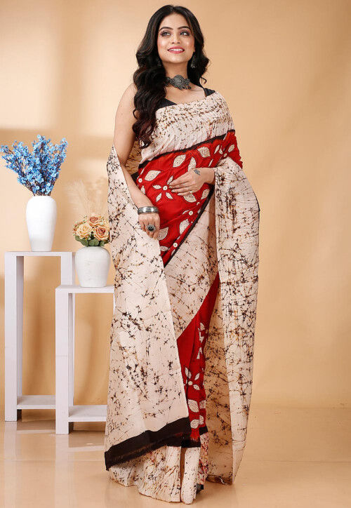 Batik wedding sarees clearance
