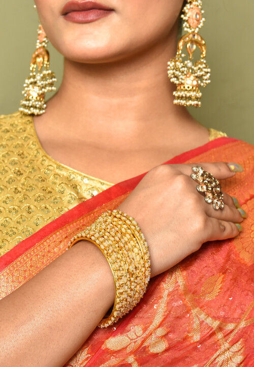 Beaded Bangle Set