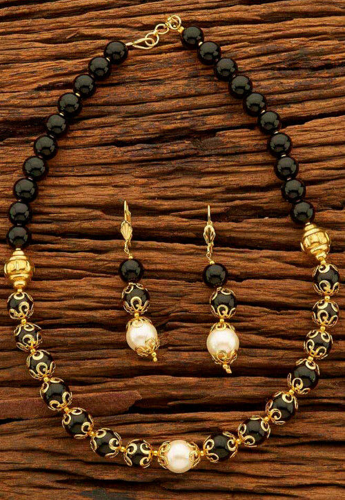 Indian Handmade Beaded Choker Necklace Set Jewelry/Pearl Jewelry/Gift For  Women | eBay