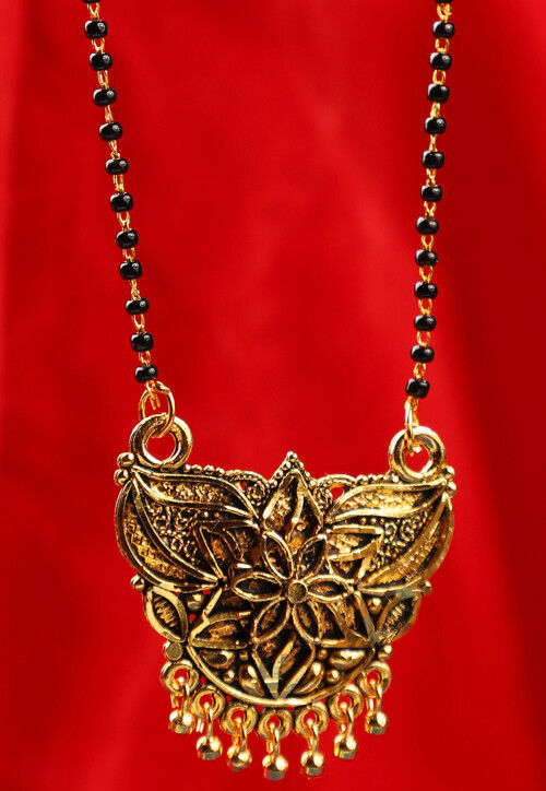 Beaded Oxidised Mangalsutra