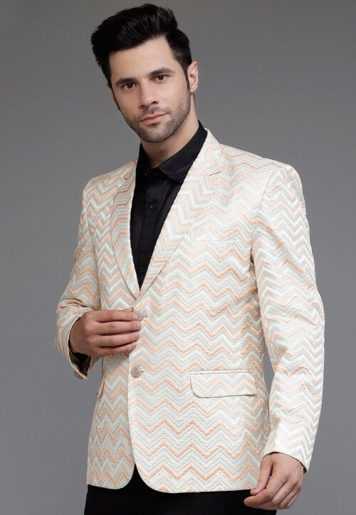 Cream blazer with gold buttons deals