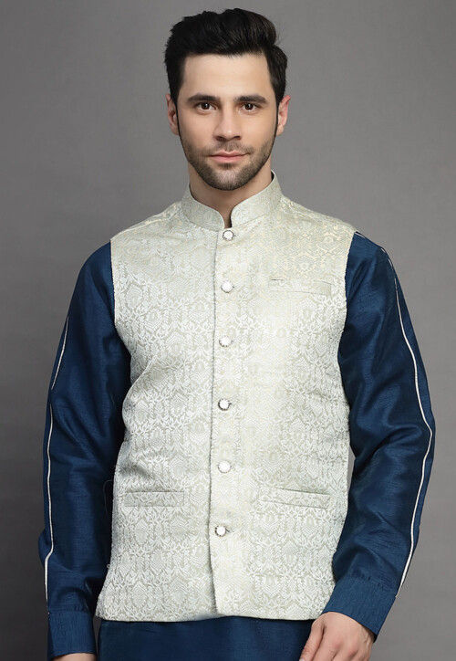 Brocade nehru jacket clearance