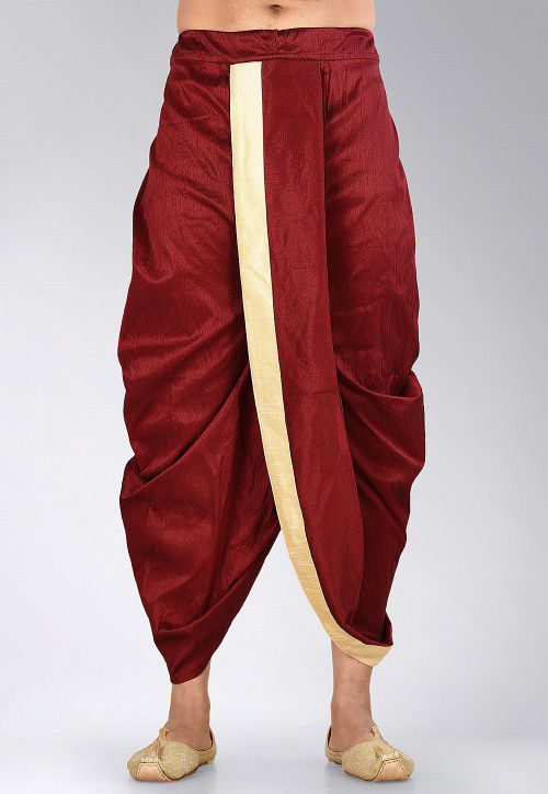 Buy Gufrina Women Maroon Bandhni Viscose Rayon Top and Dhoti Pant Set  Online at Best Prices in India - JioMart.