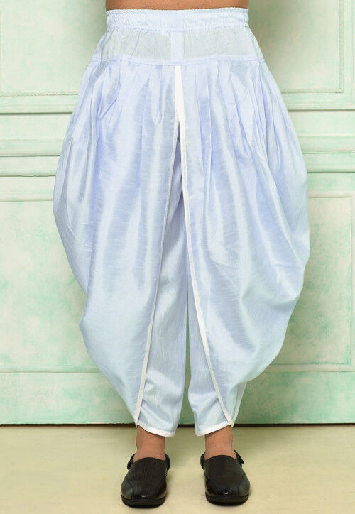 Get Glamr Pastel Blue Kurta & Dhoti Pants with Dupatta & Matching Mask|3 Pc  Women Ethnic Set with Mask| Size - M|Kurta Length - 40 Inches. : Amazon.in:  Fashion