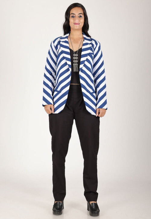 Contrast Pure Cotton Crop Top Set in Black