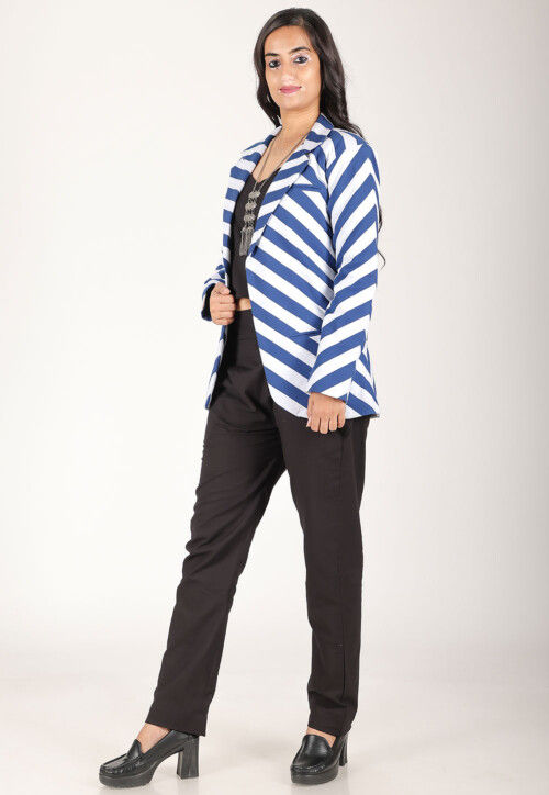 Contrast Pure Cotton Crop Top Set in Black