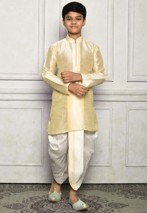Silk kurta for baby boy sale