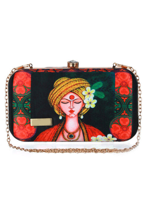 Buy Floral Embroidered Black Silk Clutch Purse,bag With Sequin Work,  Designer Pattern, Shoulder Strap, Handle for Wedding, Evening Party, Ethnic  Online in India - Etsy