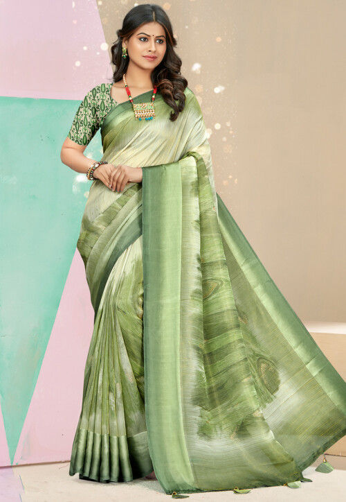 Buy Exclusive Woven Zari Banarasi Silk Pastel Green Saree|SARV115408