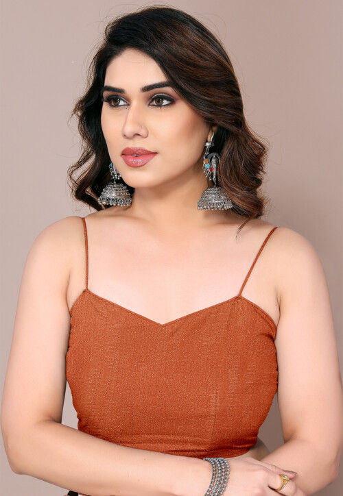 Digital Printed Chiffon Saree in Dark Grey