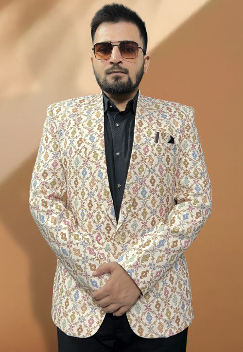 Digital print blazer hotsell