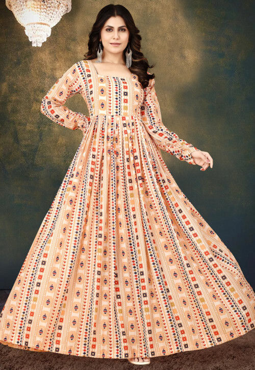 long cotton gown dress Cardinal Cotton Long Dress
