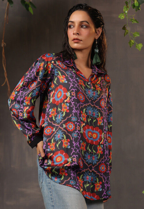 Crepe Printed Top main image 1