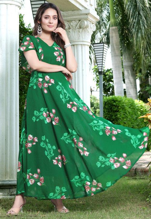 Georgette maxi dress on sale