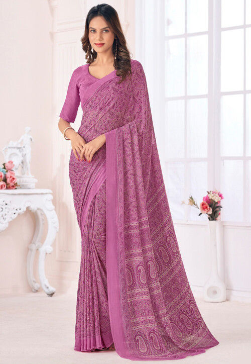 Buy Designer Georgette Saree Online In India | Me99