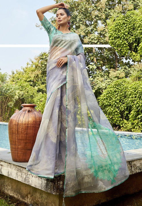 5 Lightweight Organza Sarees Under Rs 1,000 To Wear For Spring