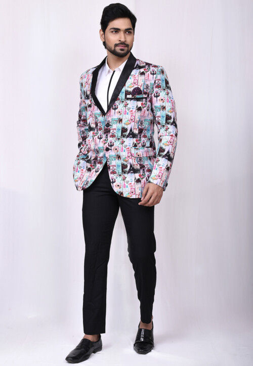 Blazer for men printed top
