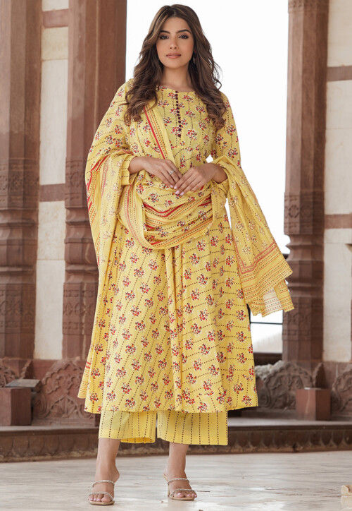 Shopping zone cotton churidar set sale