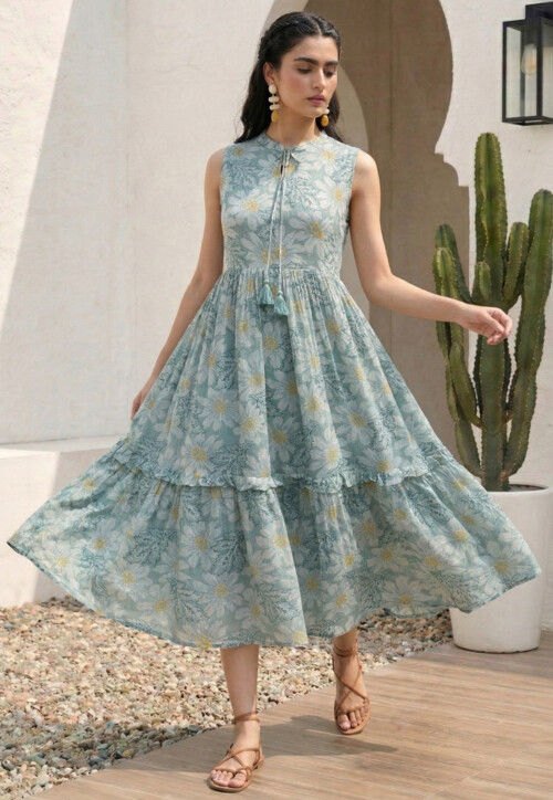 rayon a line dress Buy Light Blue Self Design Viscose Rayon A-Line Dress Online in USA at $27.00