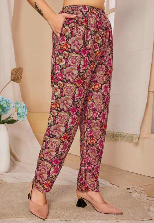 RAYON PRINTED COORD SET - IKAG01
