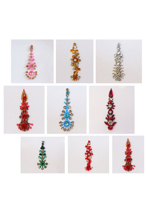 Embellished Assorted Fancy Shape Bindi Set