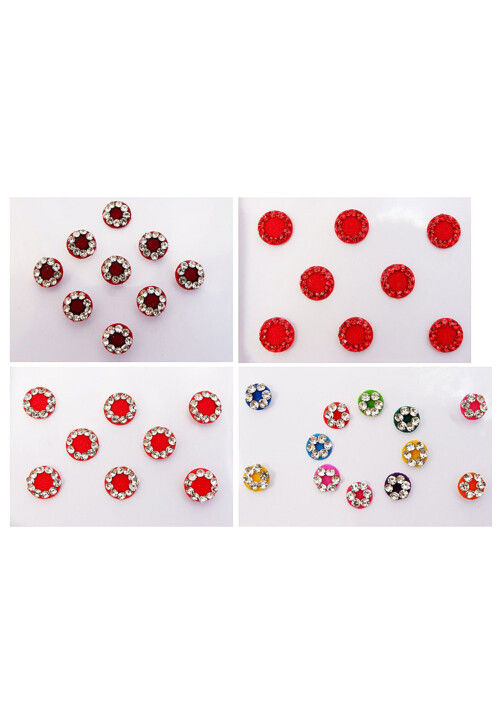 Buy Embellished Assorted Round Shape Bindi Set Online : JJD5 - Utsav ...