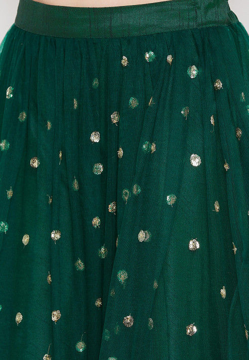 Green net skirt Clearance