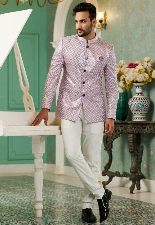 Mint Green Fabric Embroidered Jodhpuri Jacket Design by Spring Break at  Pernia's Pop Up Shop 2024