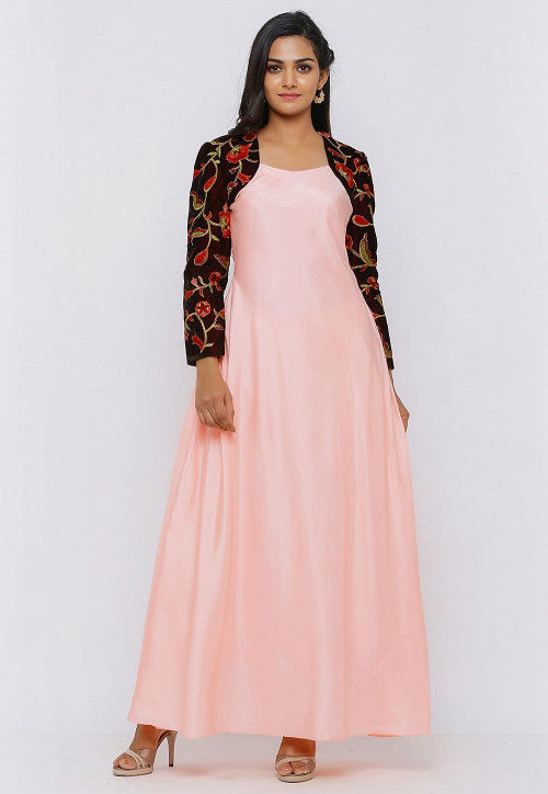 long silk maxi dress