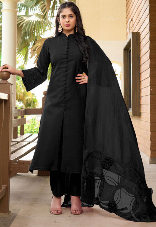 Frock Kurti Simple Black Dresses Pakistani Black Pakistani Dress