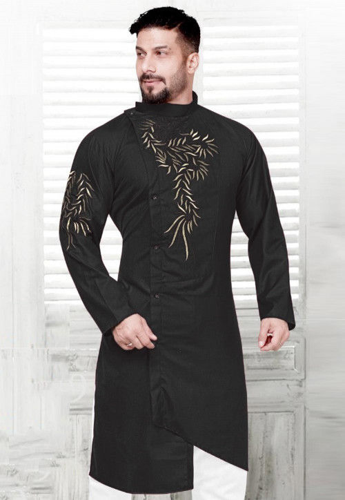 Asymmetrical kurta men cheap